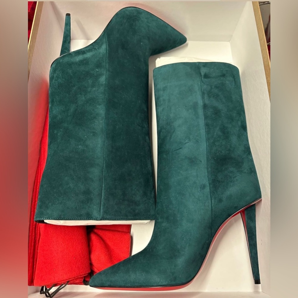 Brand New CL Emerald green boots